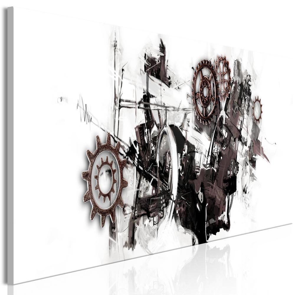 Canvas Print - Complicated Machine (1 Part) Narrow-ArtfulPrivacy-Wall Art Collection