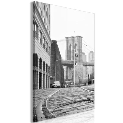 Canvas Print - Brooklyn Bridge (1 Part) Vertical-ArtfulPrivacy-Wall Art Collection