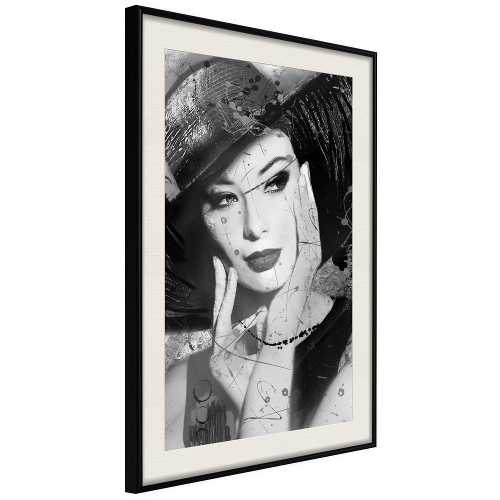 Wall Decor Portrait - Extraordinary Beauty-artwork for wall with acrylic glass protection