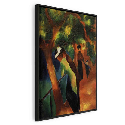 Canvas Print - Sonniger Weg (August Macke)