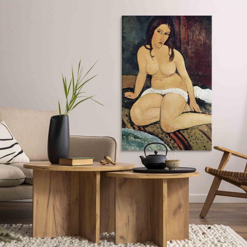 Canvas Print - Seated Nude (Amedeo Modigliani)