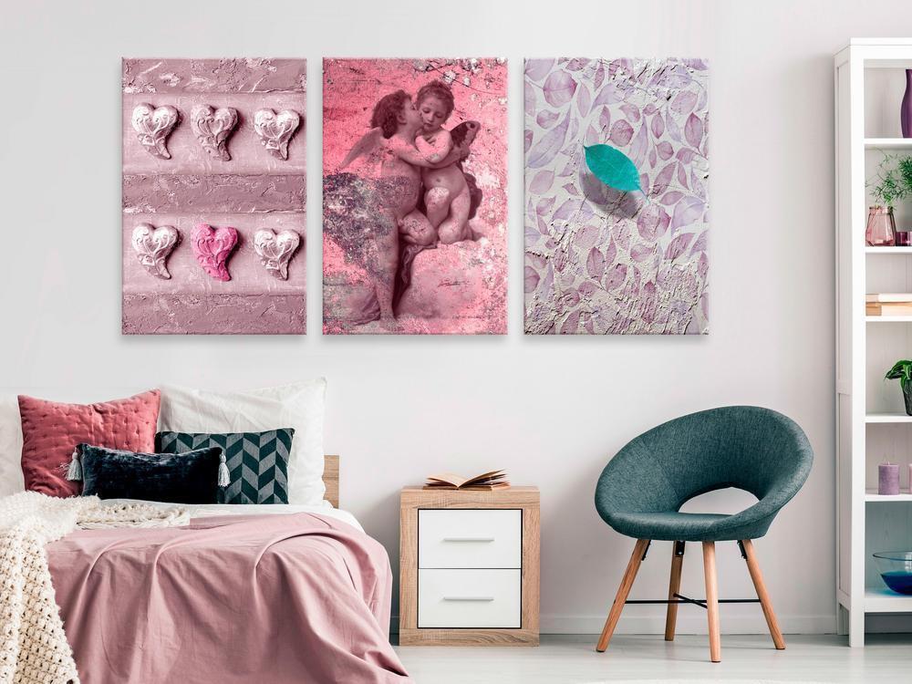 Canvas Print - Love Story (3 Parts)-ArtfulPrivacy-Wall Art Collection