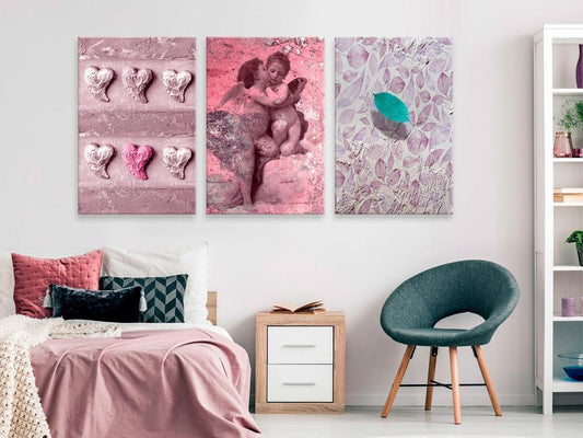 Canvas Print - Love Story (3 Parts)-ArtfulPrivacy-Wall Art Collection