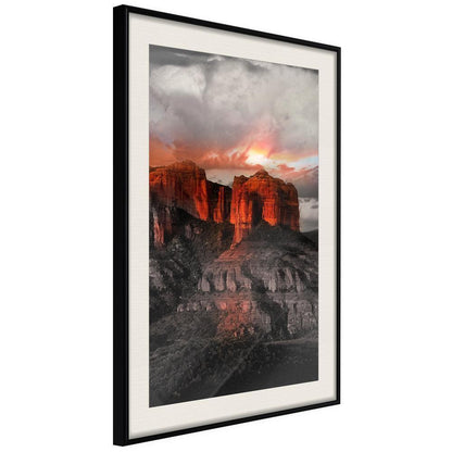 Framed Art - Power of Nature-artwork for wall with acrylic glass protection