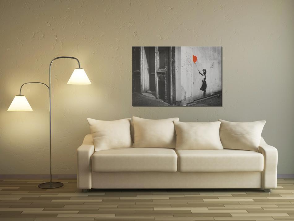 Canvas Print - Girl with balloon (Banksy)-ArtfulPrivacy-Wall Art Collection