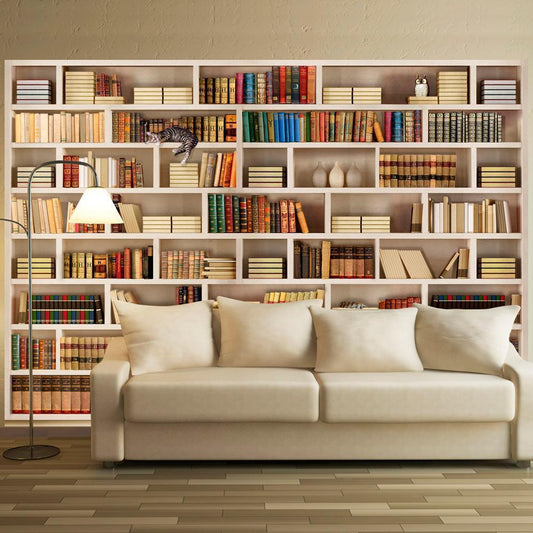 Wall Mural - Home library-Wall Murals-ArtfulPrivacy