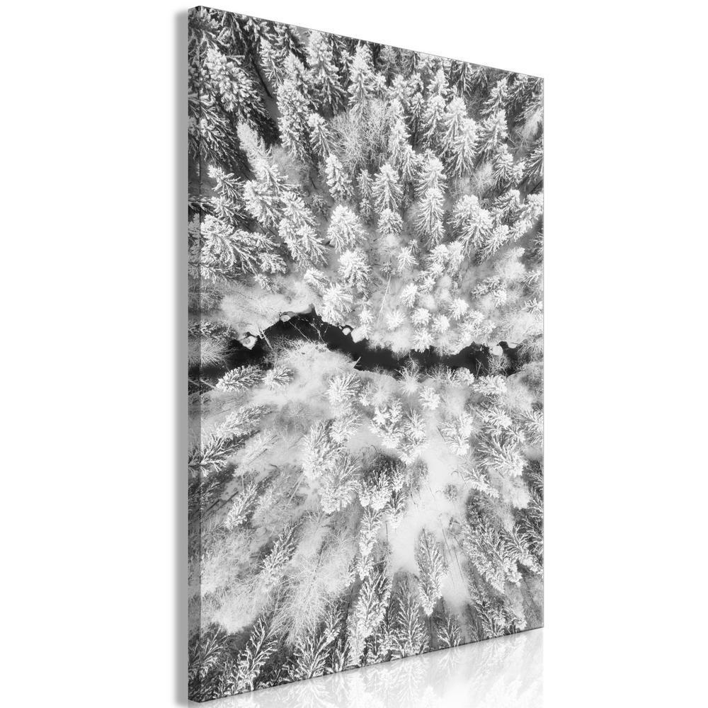 Canvas Print - Cold Stream (1 Part) Vertical-ArtfulPrivacy-Wall Art Collection