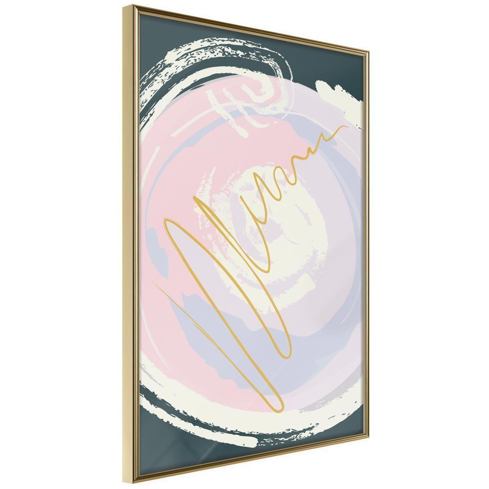 Abstract Poster Frame - Candy Autograph-artwork for wall with acrylic glass protection