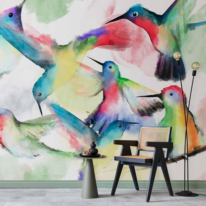 Wall Mural - Watercolor Birds