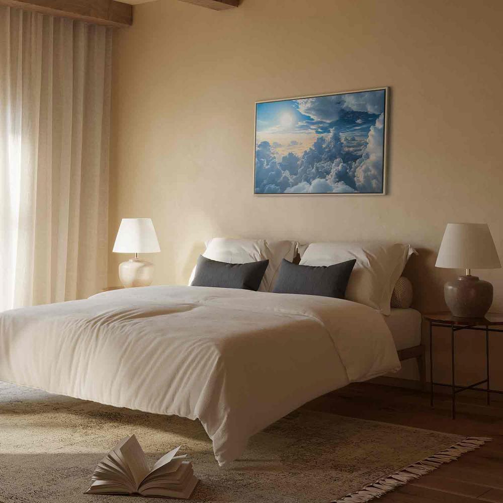 Canvas Print - Symphony of Light: Sun and Clouds Collaborating on a Beautiful Sky