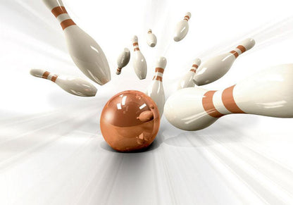 Wall Mural - Bowling-Wall Murals-ArtfulPrivacy