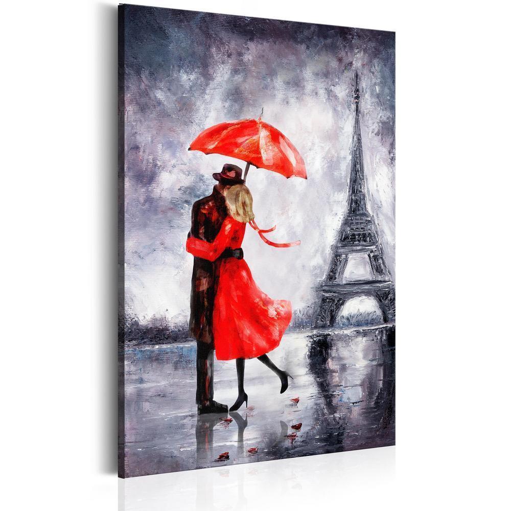 Canvas Print - Love in Paris-ArtfulPrivacy-Wall Art Collection