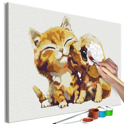 Start learning Painting - Paint By Numbers Kit - Non-Obvious Love - new hobby
