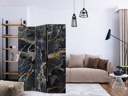 Room Divider - Black Marble