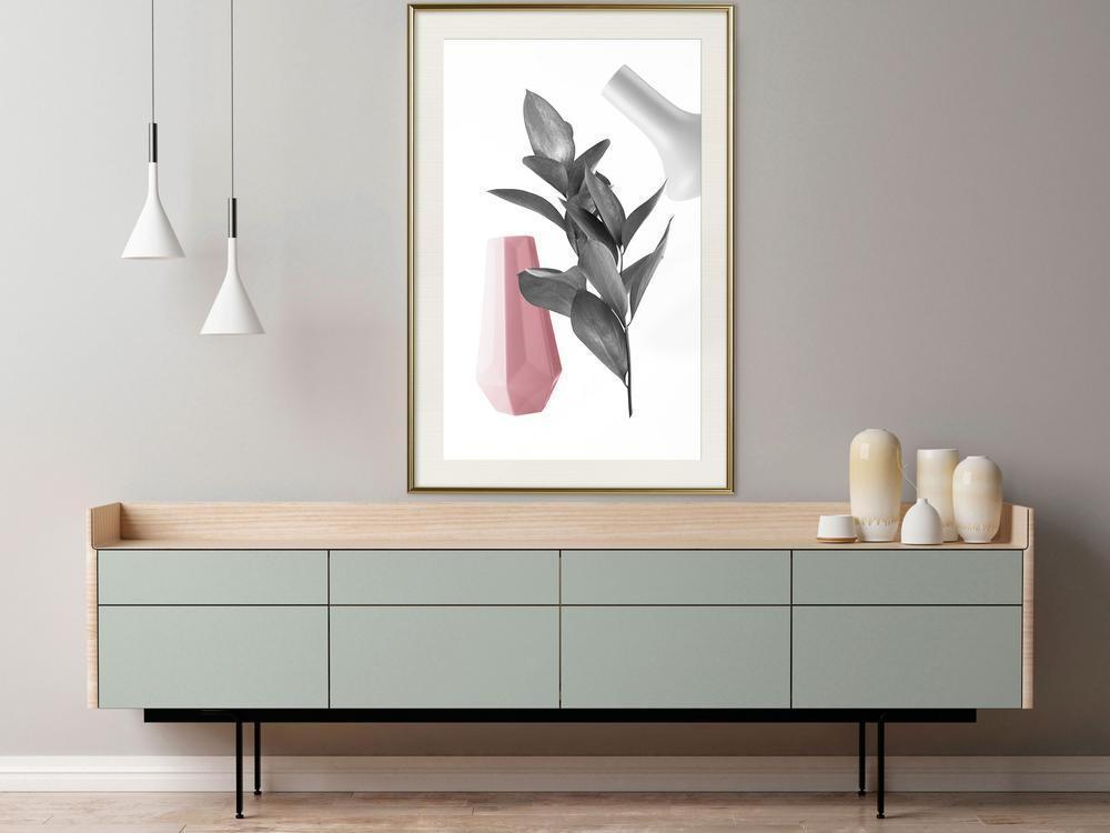 Botanical Wall Art - Floral Alchemy I-artwork for wall with acrylic glass protection