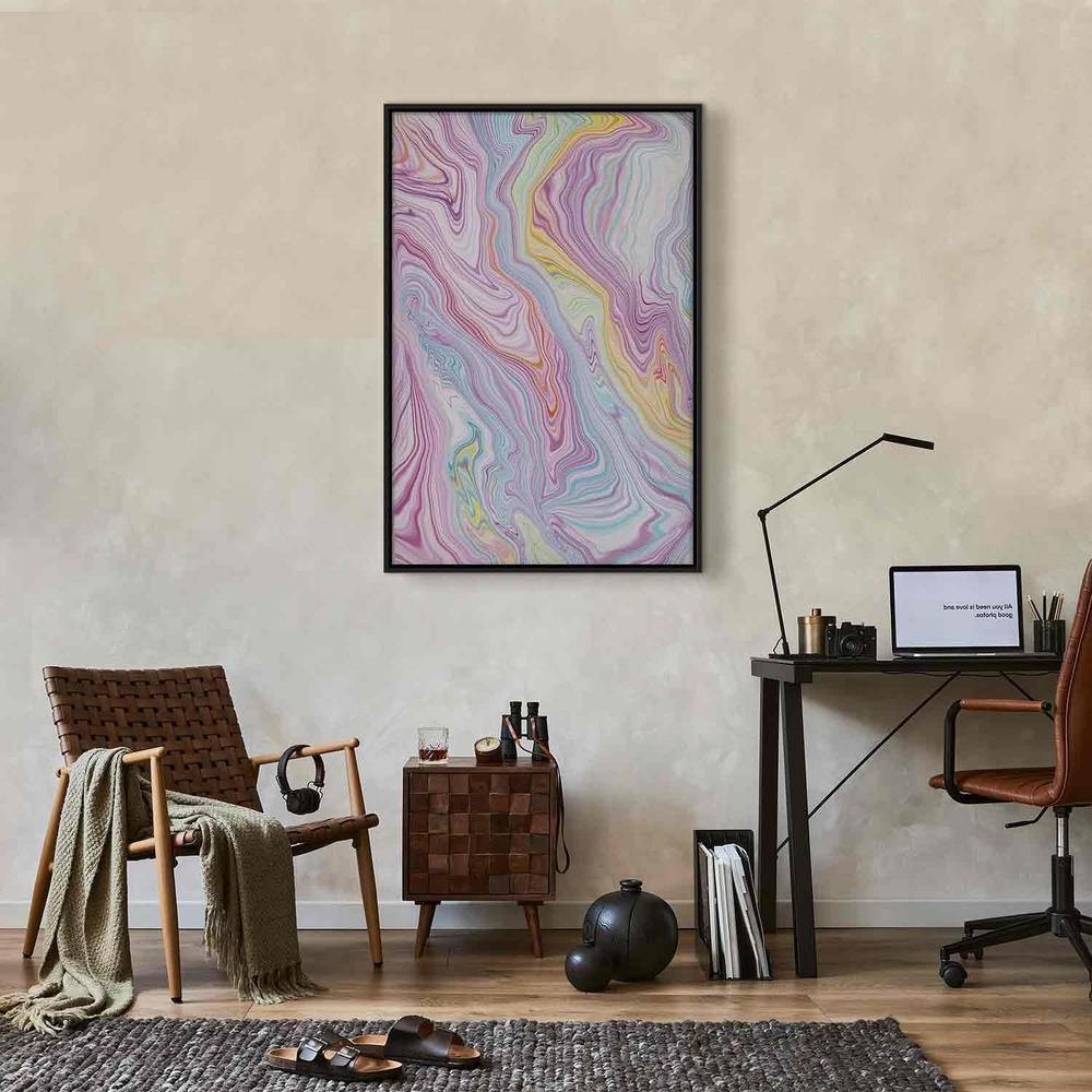 Canvas Print - Colorful Dream - Abstract Shapes in Pastel Colors