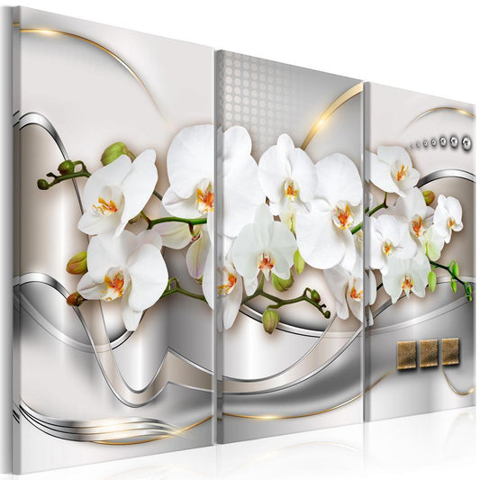 Canvas Print - Blooming Orchids I-ArtfulPrivacy-Wall Art Collection