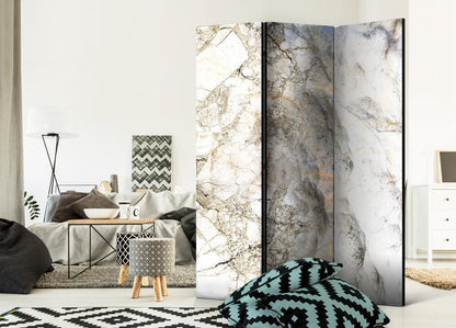 Decorative partition-Room Divider - Marble Mystery-Folding Screen Wall Panel by ArtfulPrivacy