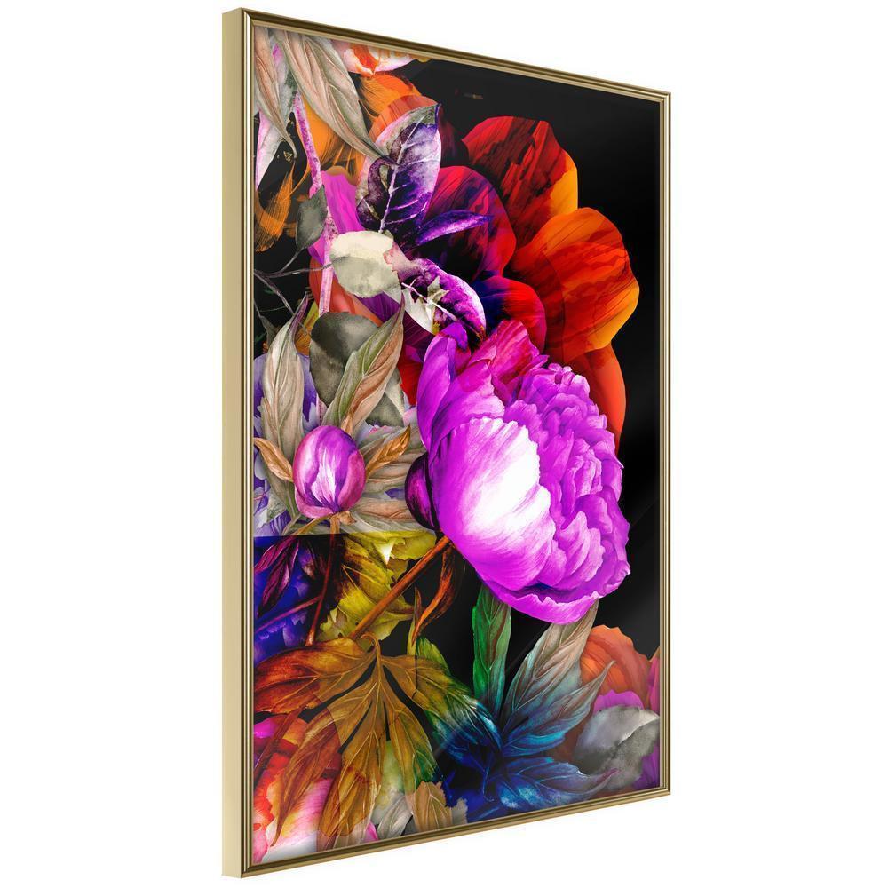 Botanical Wall Art - Flower Sonata-artwork for wall with acrylic glass protection