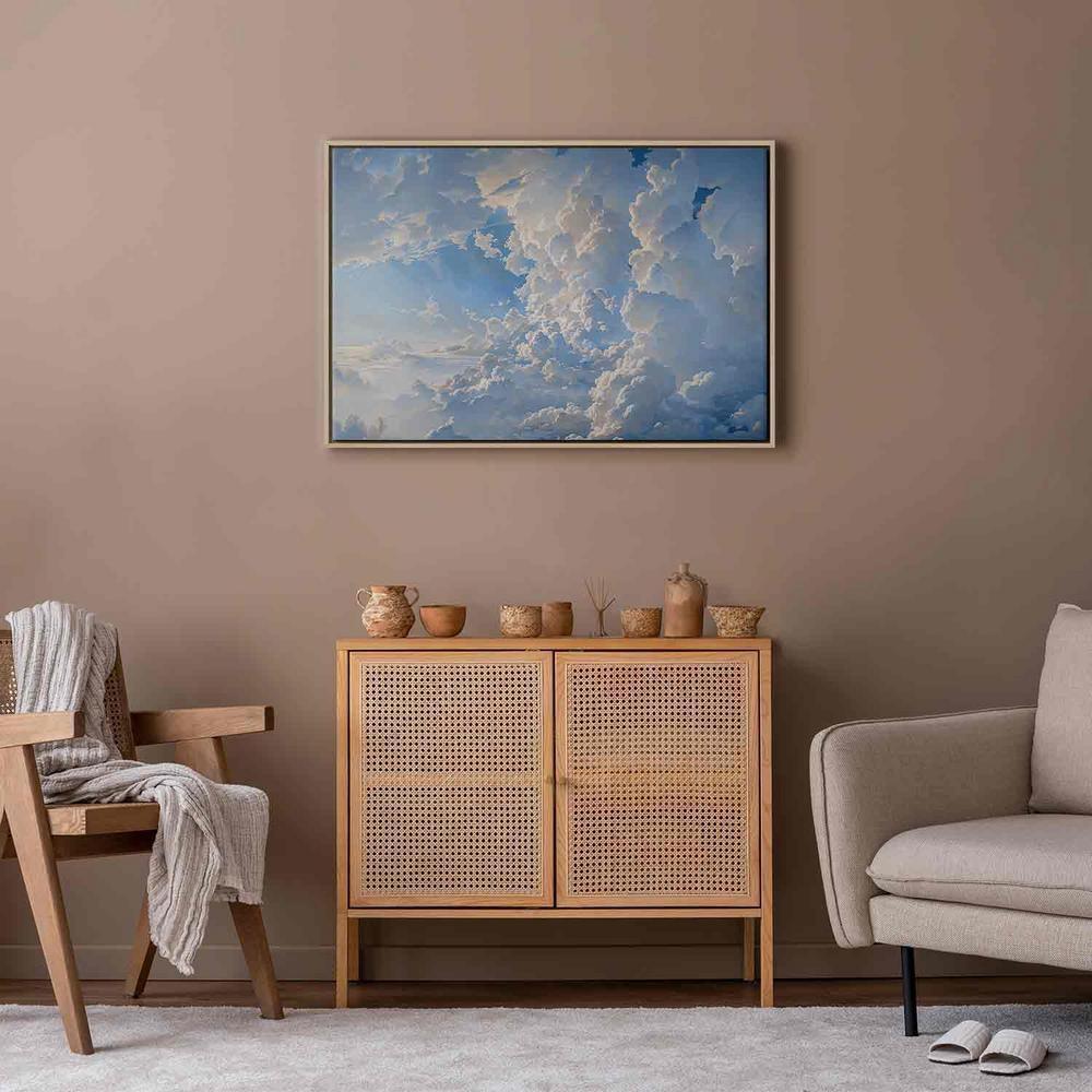 Canvas Print - The Sun Revealing the Secrets of the Clouds: Spectacular Images in the Sky