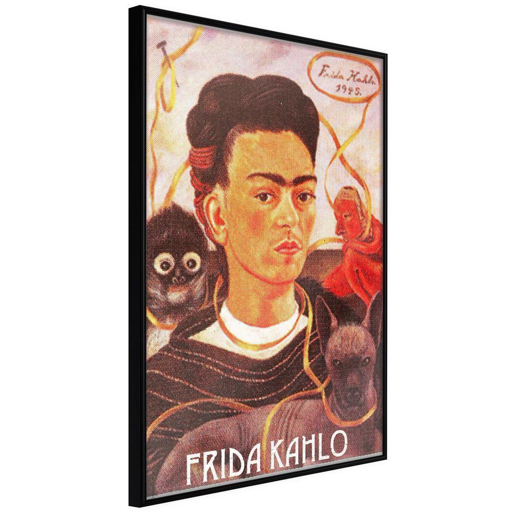 Wall Decor Portrait - Frida Khalo – Self-Portrait-artwork for wall with acrylic glass protection