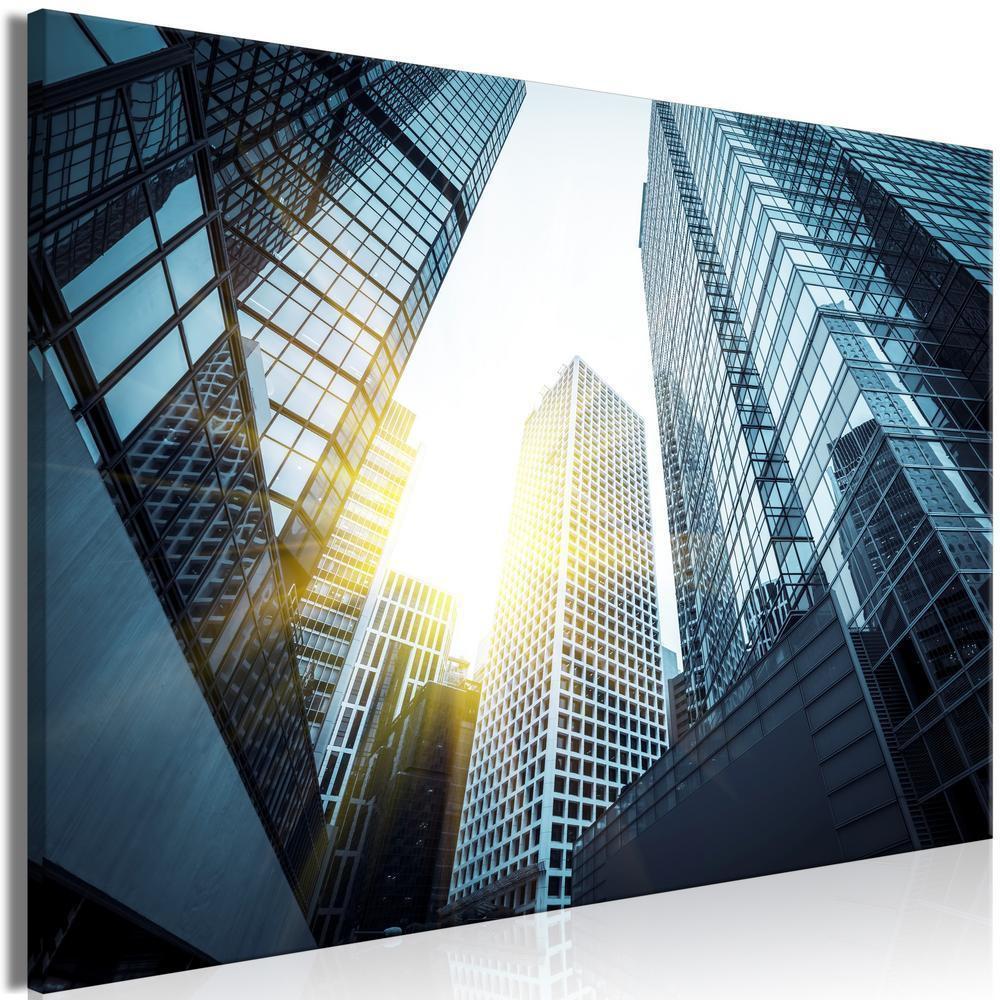 Canvas Print - In a Big City (1 Part) Wide - Third Variant-ArtfulPrivacy-Wall Art Collection