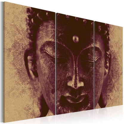 Canvas Print - Buddha - face-ArtfulPrivacy-Wall Art Collection