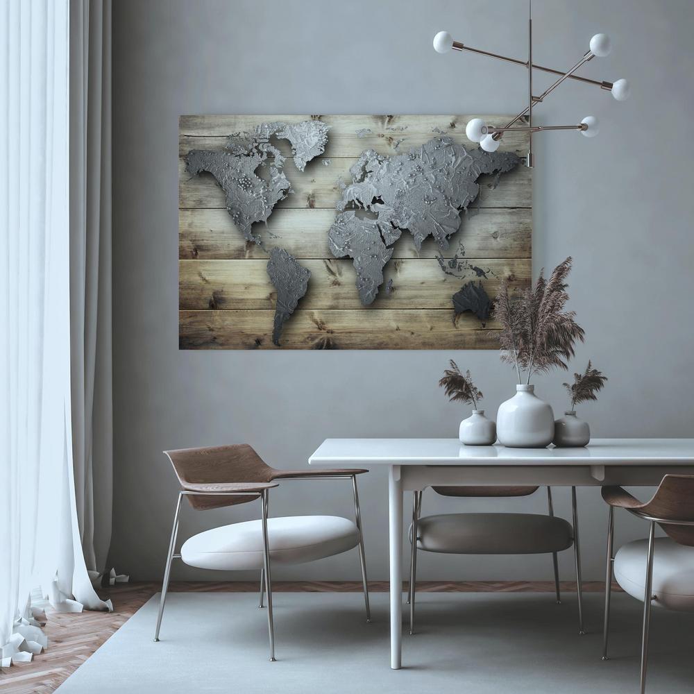 Canvas Print - Silver World