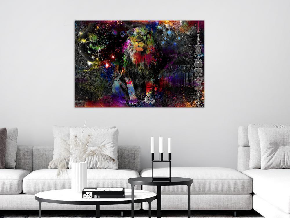 Canvas Print - Colourful Africa (1 Part) Wide-ArtfulPrivacy-Wall Art Collection