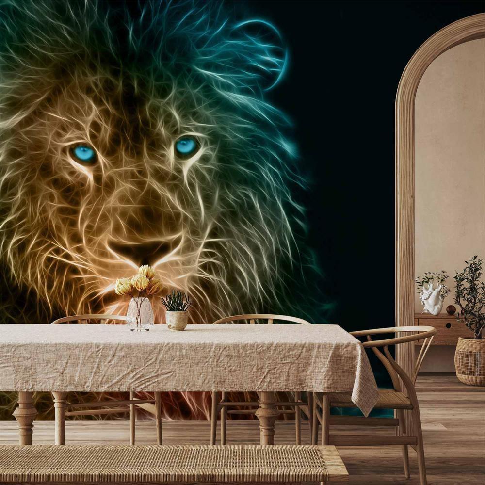 Wall Mural - Abstract lion