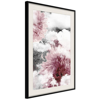 Botanical Wall Art - Flowers in the Sky-artwork for wall with acrylic glass protection