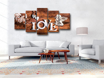 Canvas Print - House of Love-ArtfulPrivacy-Wall Art Collection