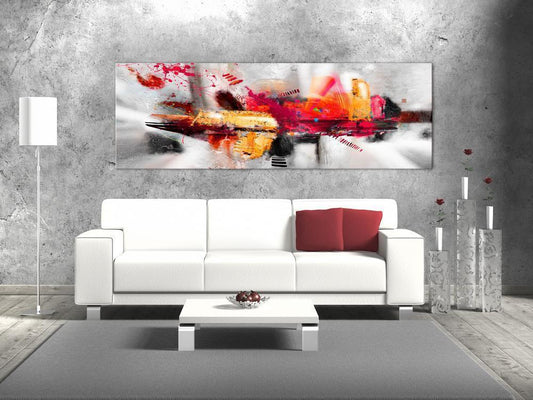 Canvas Print - Colourful Installation (1 Part) Narrow-ArtfulPrivacy-Wall Art Collection