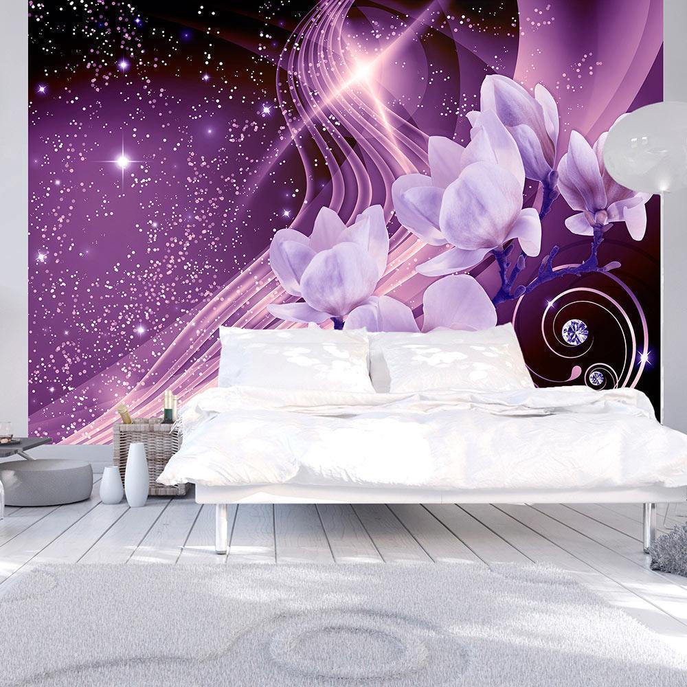 Wall Mural - Purple Milky Way-Wall Murals-ArtfulPrivacy