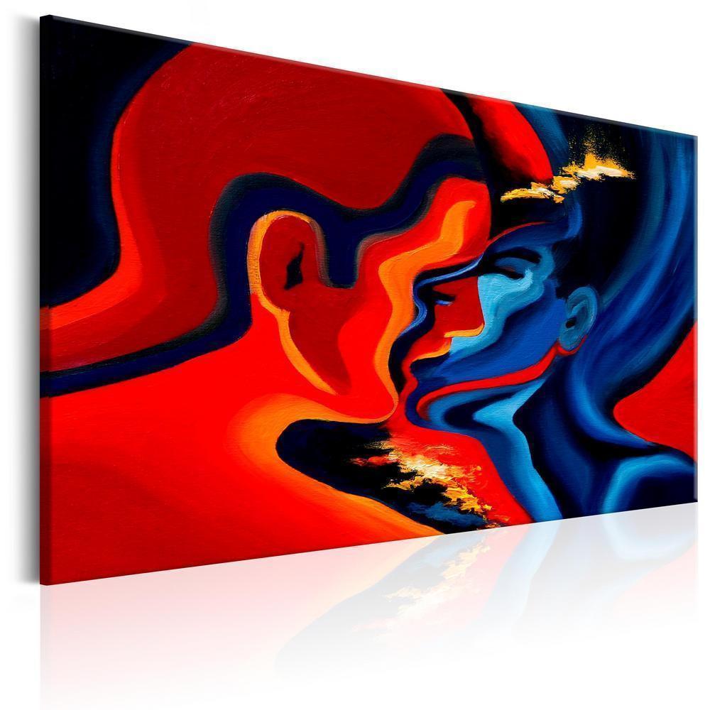 Canvas Print - Cosmic Kiss-ArtfulPrivacy-Wall Art Collection