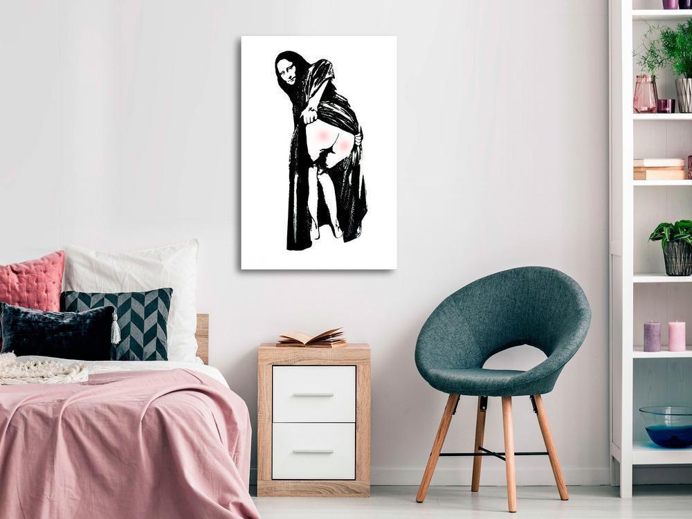Canvas Print - Painful Sitting (1 Part) Vertical-ArtfulPrivacy-Wall Art Collection