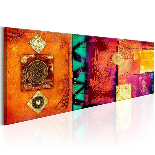 Canvas Print - Orange Abstraction-ArtfulPrivacy-Wall Art Collection