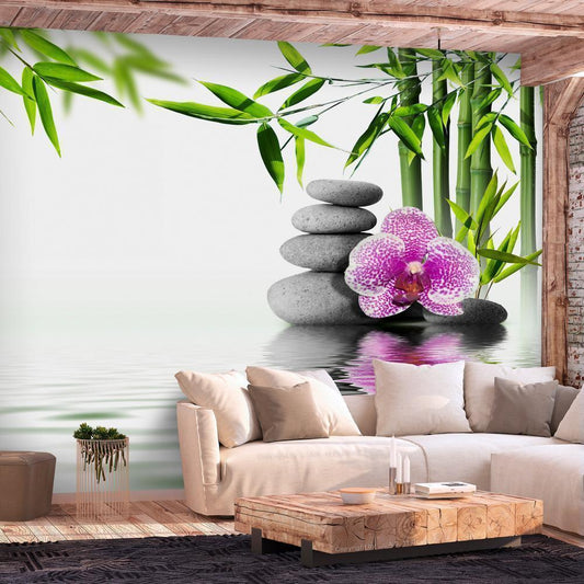 Wall Mural - Water Garden-Wall Murals-ArtfulPrivacy