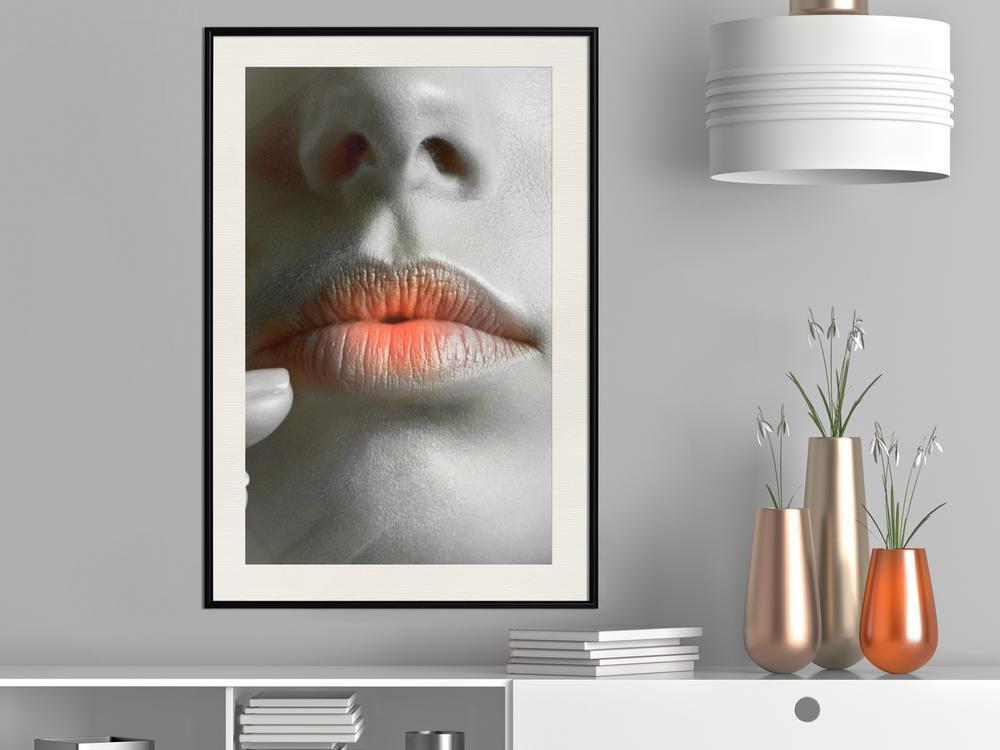 Wall Decor Portrait - Ombre Lips-artwork for wall with acrylic glass protection