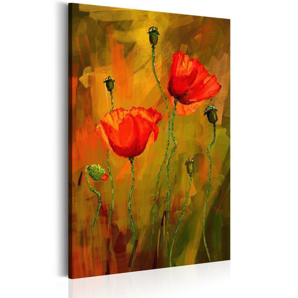 Canvas Print - The Awakening of Poppy-ArtfulPrivacy-Wall Art Collection