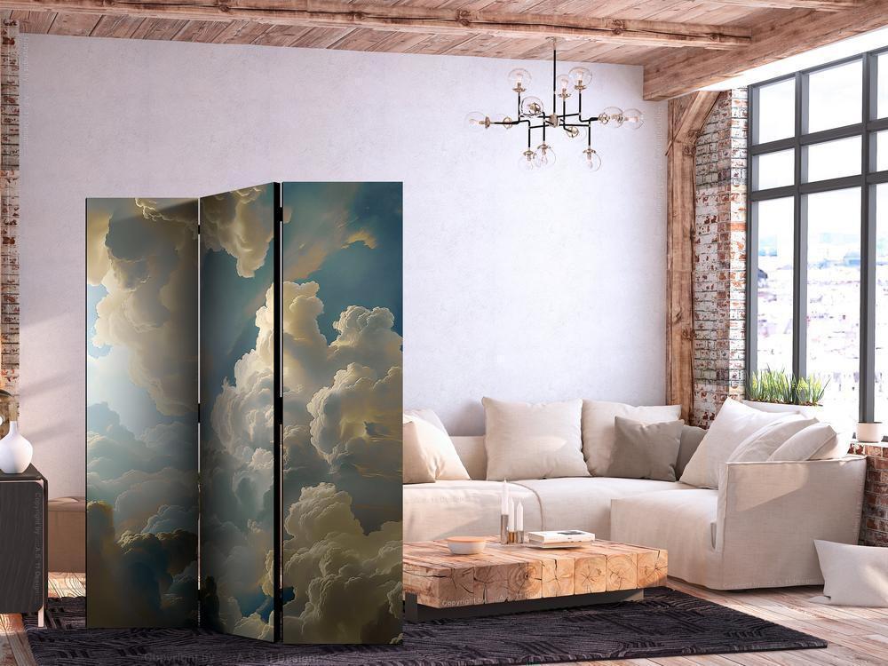 Room Divider - Sun and Shadows: A Theatrical Display of Nature High Above the Ground