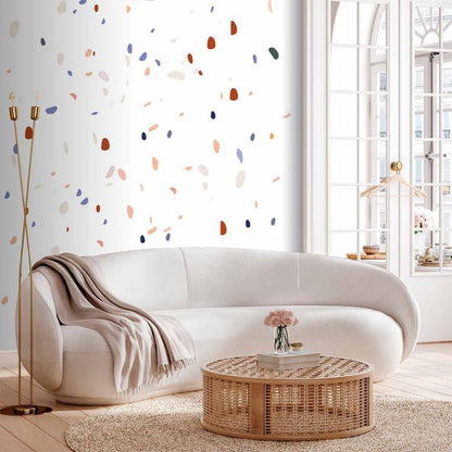 Wall Mural - Classic Terrazzo on White Background