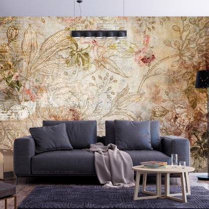 Wall Mural - Old Postcard-Wall Murals-ArtfulPrivacy