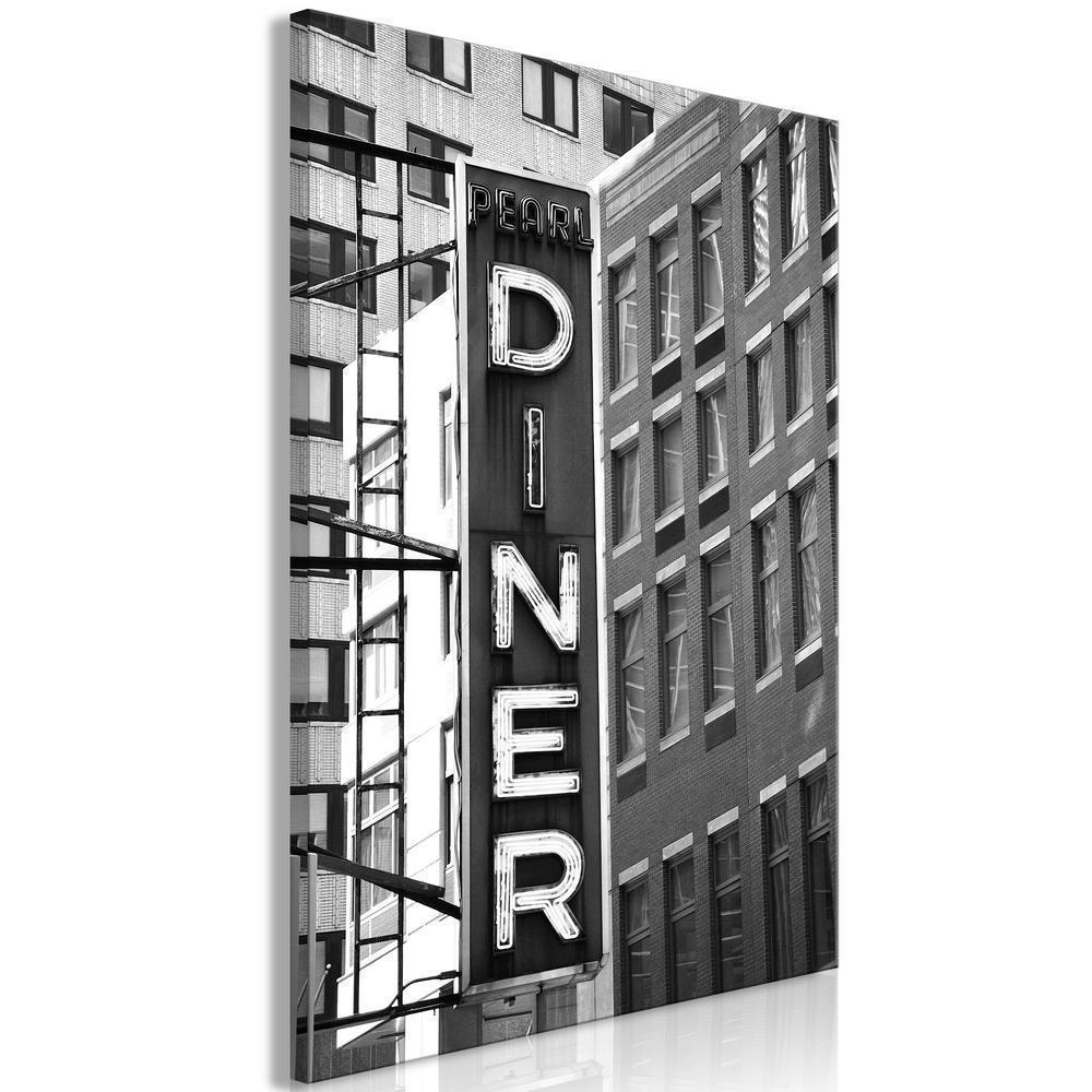 Canvas Print - New York Neon Sign (1 Part) Vertical-ArtfulPrivacy-Wall Art Collection