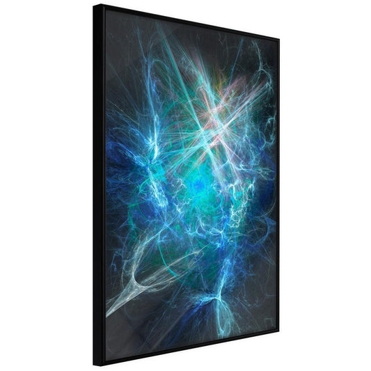 Abstract Poster Frame - Combination of Elements-artwork for wall with acrylic glass protection