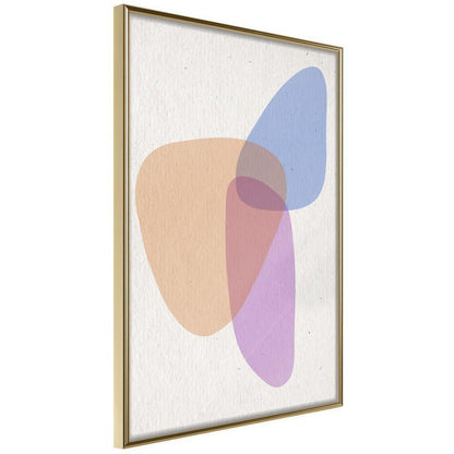 Abstract Poster Frame - Pastel Sets II-artwork for wall with acrylic glass protection