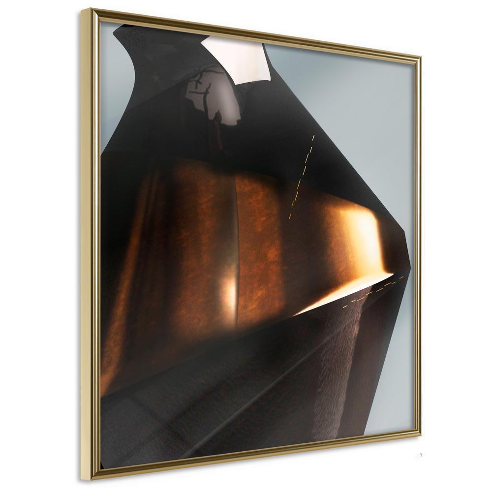 Abstract Poster Frame - Nothingness-artwork for wall with acrylic glass protection