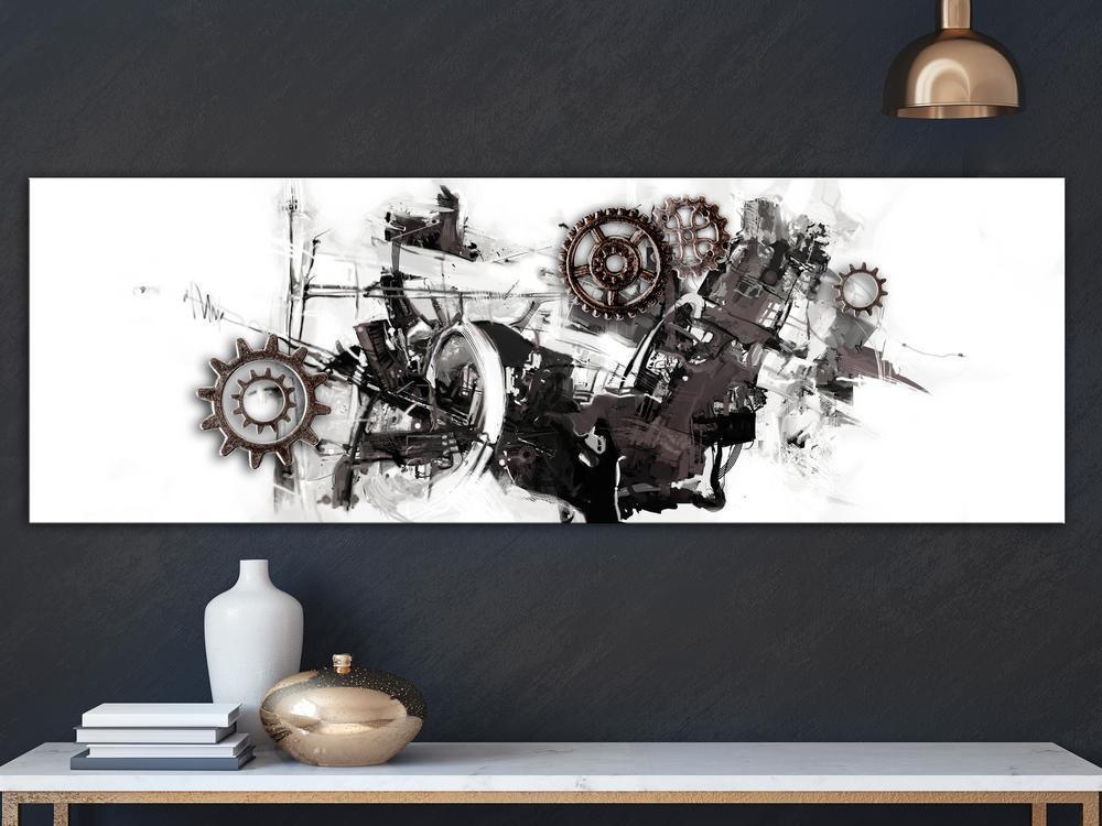 Canvas Print - Complicated Machine (1 Part) Narrow-ArtfulPrivacy-Wall Art Collection