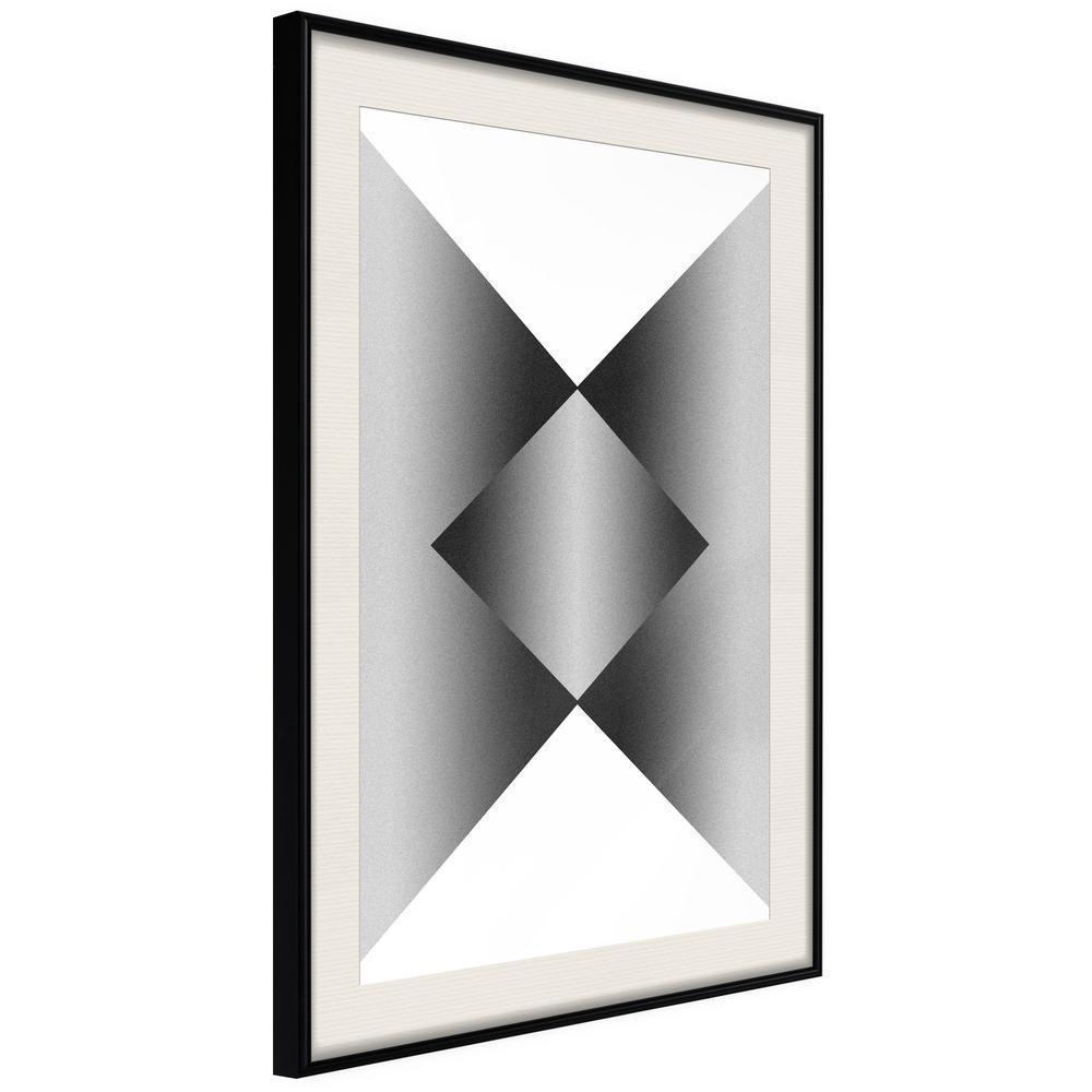 Abstract Poster Frame - Gradient-artwork for wall with acrylic glass protection