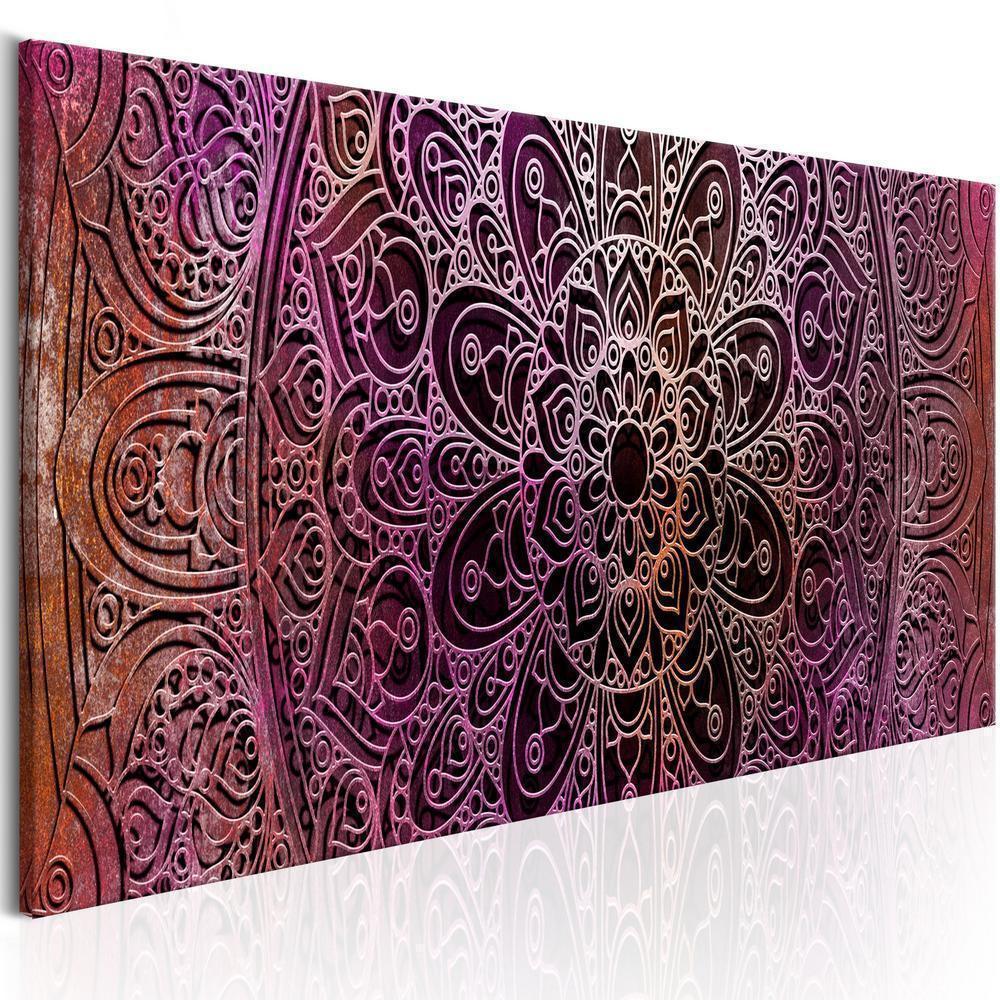 Canvas Print - Mandala: Amethyst Energy-ArtfulPrivacy-Wall Art Collection